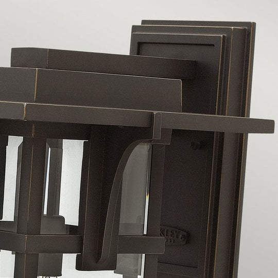 Manhattan Large Wall Lantern Oil Rubbed Bronze