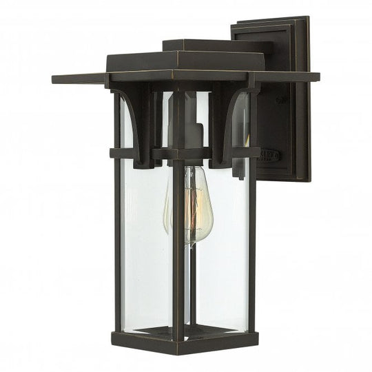 Manhattan Medium Wall Lantern Oil Rubbed Bronze