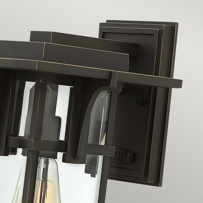 Manhattan Medium Wall Lantern Oil Rubbed Bronze