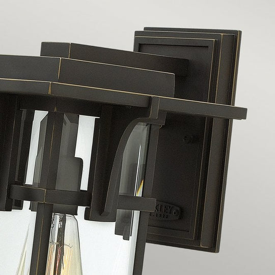 Manhattan Medium Wall Lantern Oil Rubbed Bronze