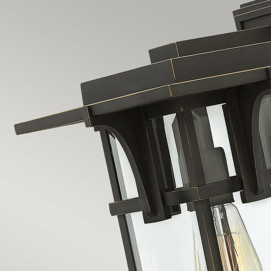 Manhattan Medium Wall Lantern Oil Rubbed Bronze