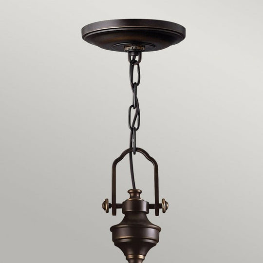 Mayflower 3Lt Pendant Olde Bronze