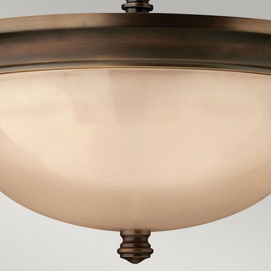 Mayflower 3Lt Semi-Flush Olde Bronze