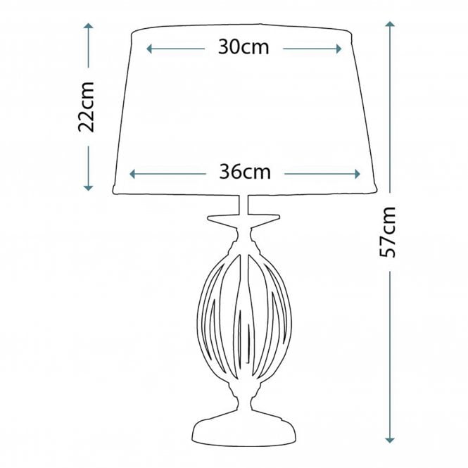 Aegean Table Light with Polished Nickel finish