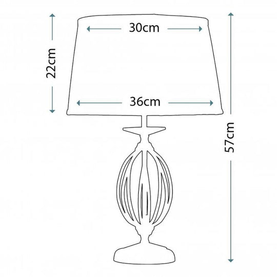 Aegean Table Light with Polished Nickel finish