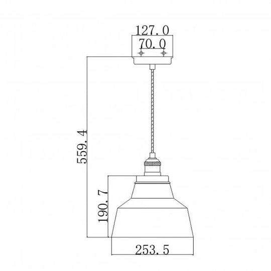 Baskin 1 Light Pendant In Painted Aged Brass / Dark Weathered Zinc Finish
