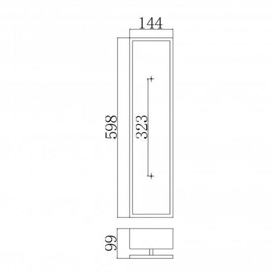 Kenney 4 Light Led Wall Light In Sunrise Silver Finish