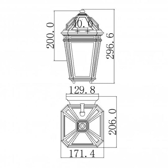 Londontowne 1 Light Wall Lantern In Weathered Chestnut Finish