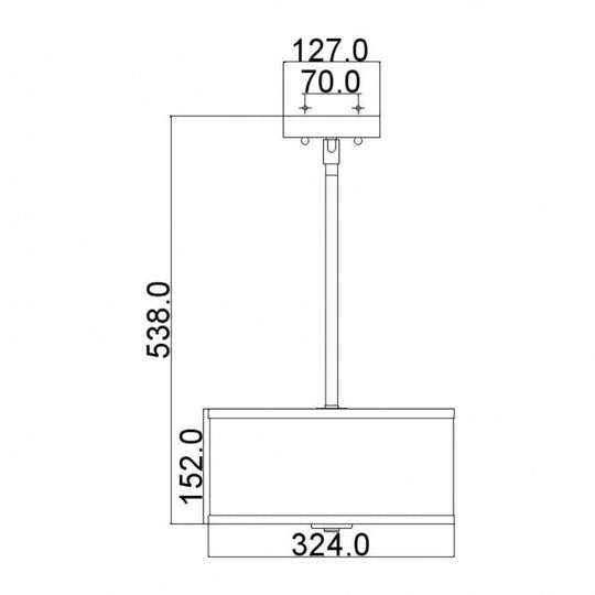 Prospect Park 2 Light Semi-Flush In Satin Nickel / Chrome Finish