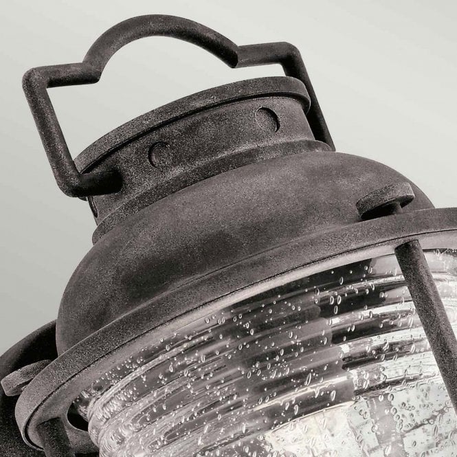 Ashland Bay 1 Light Medium Wall Lantern In Weathered Zinc Finish