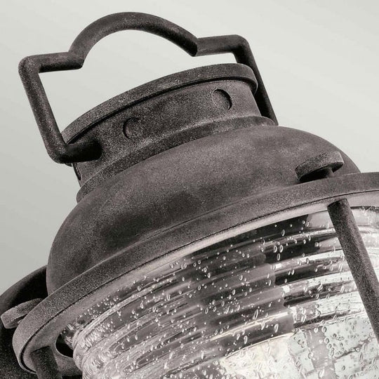Ashland Bay 1 Light Medium Wall Lantern In Weathered Zinc Finish