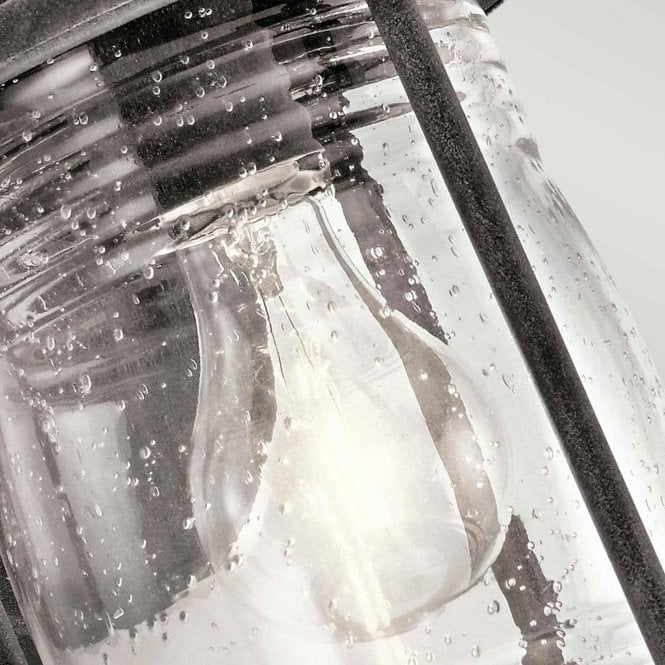 Ashland Bay 1 Light Small Wall Lantern In Weathered Zinc Finish