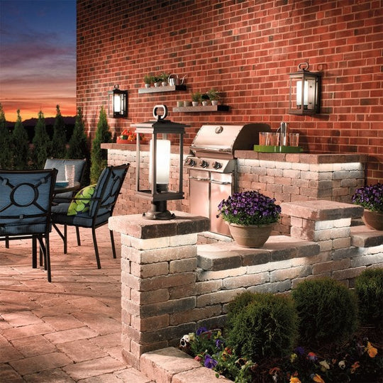 South Hope 1 Light Medium Wall Lantern  In Rubbed Bronze Finish