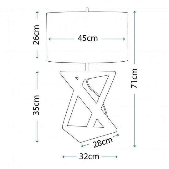 Aegeus 1 Light Table Lamp