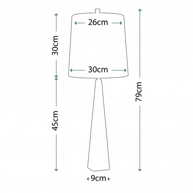 Ascent 1 Light Table Lamp - Black