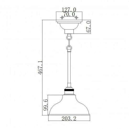 Cobson 1 Light Mini Pendant - Natural Brass