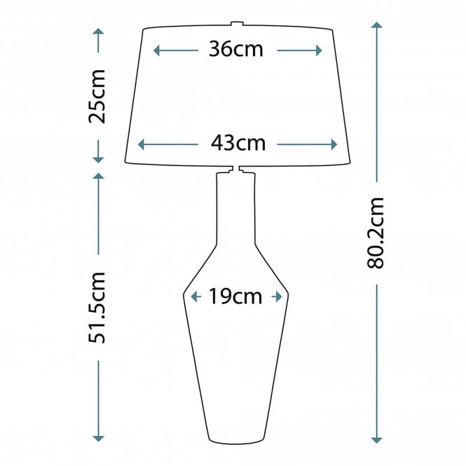 Leyton 1 Light Table Lamp Pale Sage Green
