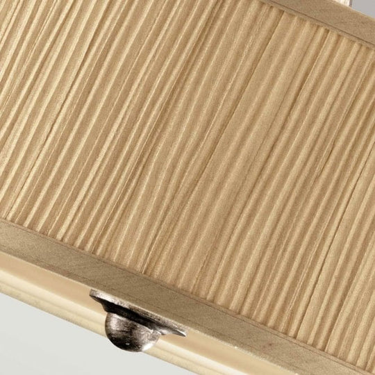 Abbey Semi-Flush Light in a silver sand finish