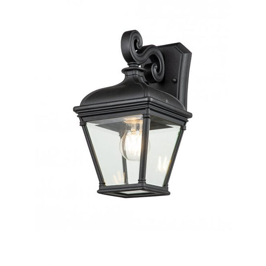 Bayview 1 Light Medium Wall Lantern Black