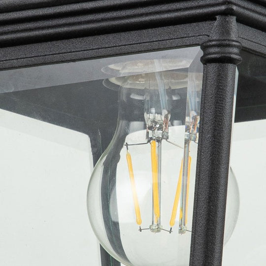 Bayview 1 Light Medium Wall Lantern Black