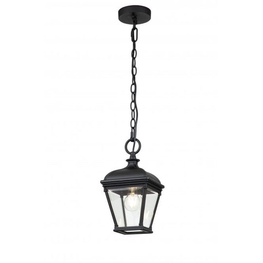 Bayview 1 Light Medium Chain Lantern  Black