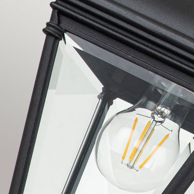 Bayview 1 Light Medium Chain Lantern  Black