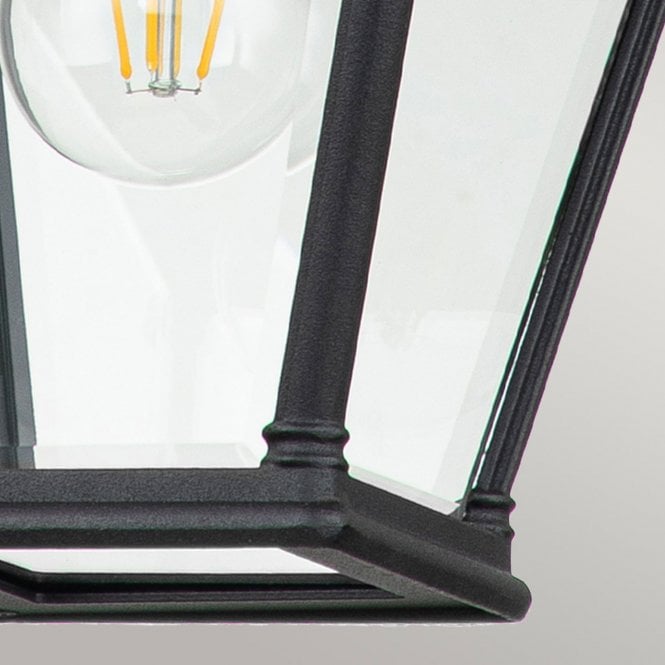 Bayview 1 Light Medium Chain Lantern  Black