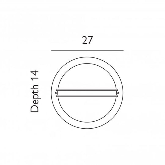 Berlin 1 Light Wall Light       Black