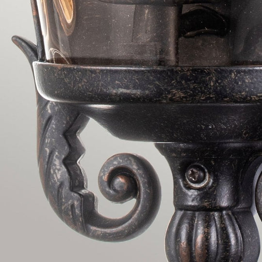 Baltimore 1 Light Medium Half Lantern Weathered Bronze