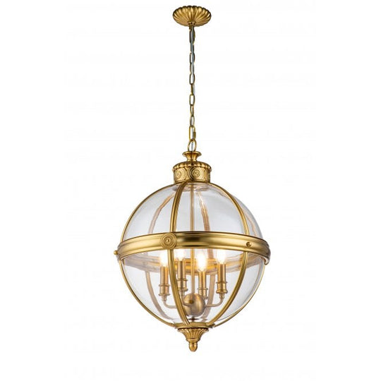 Adams 4 Light Pendant Chandelier - Brushed Bronze