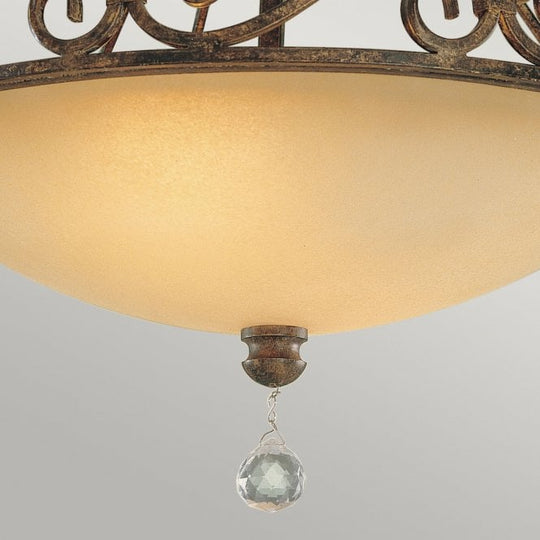 Chateau 2 Light Semi-Flush Light Mocha Bronze