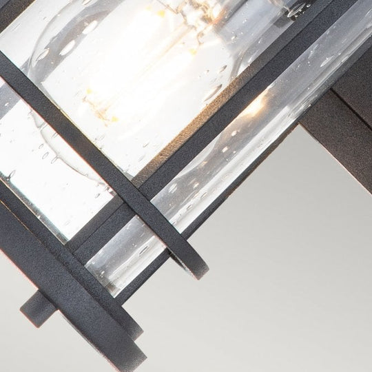 Lighthouse 1 Light Small Wall Lantern Textured Black