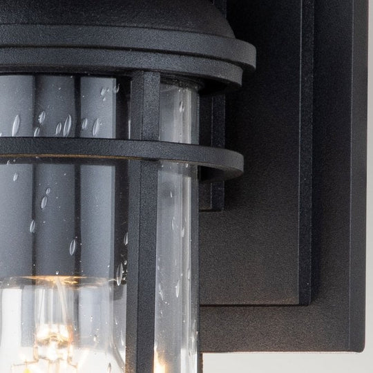 Lighthouse 1 Light Small Wall Lantern Textured Black