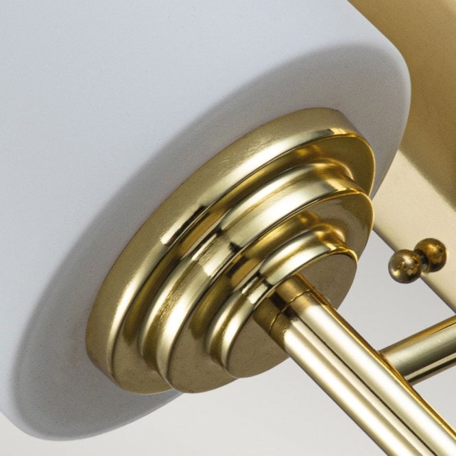 Malibu 1 Light Wall Light Polished Gold or Brass