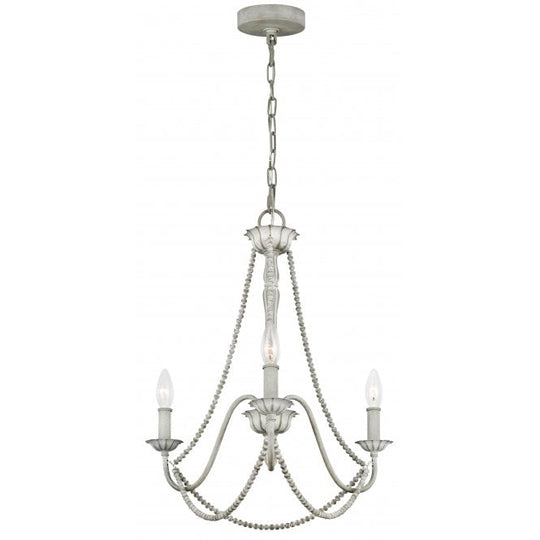 Maryville 3 Light Chandelier Washed Grey