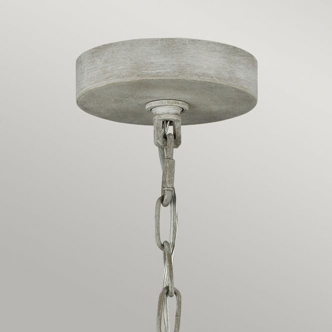 Maryville 3 Light Chandelier Washed Grey