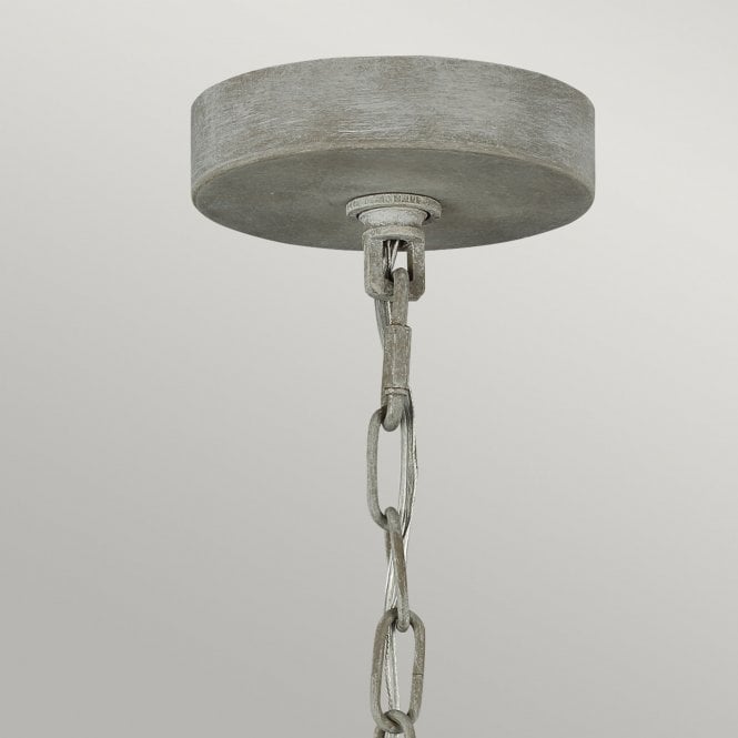 Maryville 9 Light Chandelier Washed Grey