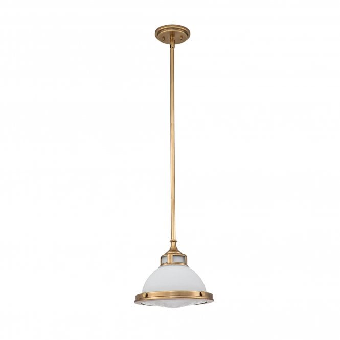 Amelia 1Lt Mini Pendant  Heritage Brass