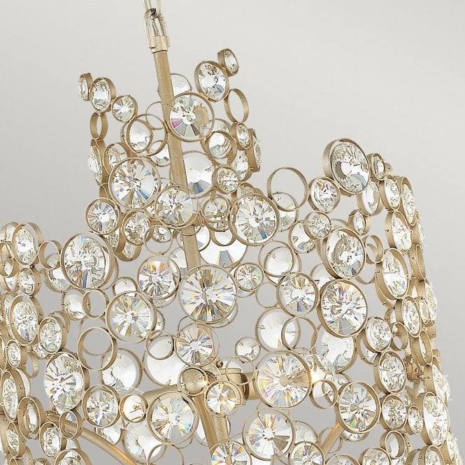Anya Two Tier Pendant Silver Leaf