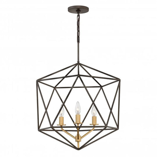 Astrid 3 Light Pendant Chandelier Metallic Matte Bronze