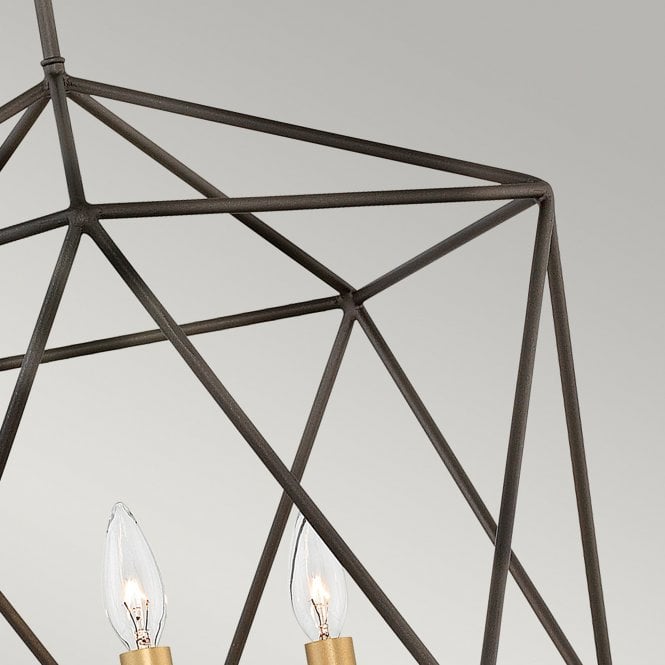 Astrid 3 Light Pendant Chandelier Metallic Matte Bronze