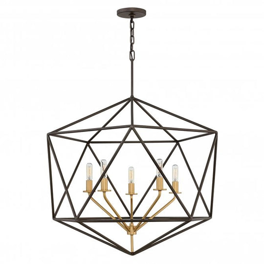 Astrid 5 Light Pendant Chandelier Metallic Matte Bronze