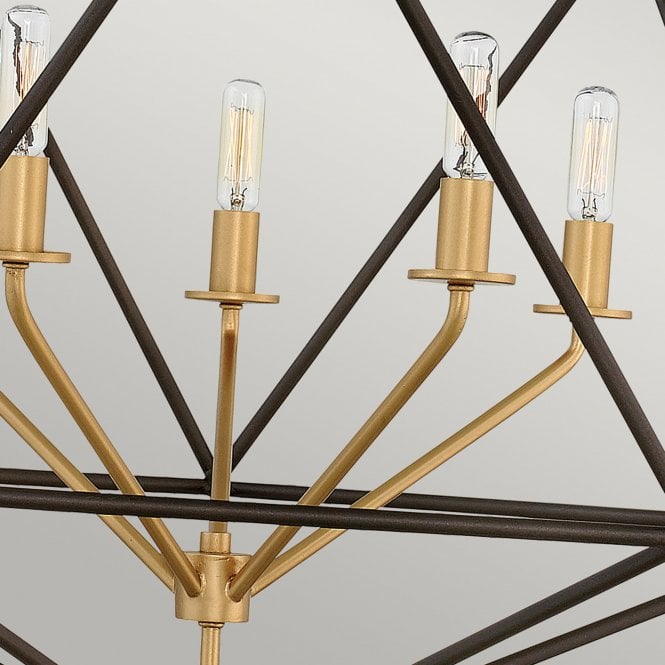 Astrid 5 Light Pendant Chandelier Metallic Matte Bronze