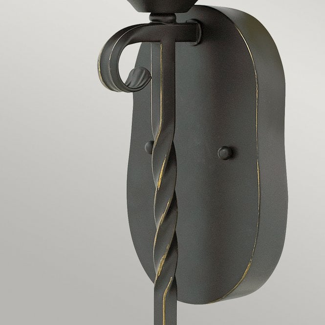 Casa 1 Light Wall Light Olde Black