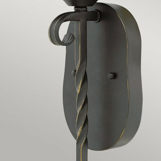 Casa 1 Light Wall Light Olde Black