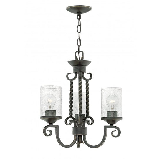 Casa 3 Light Chandelier Olde Black
