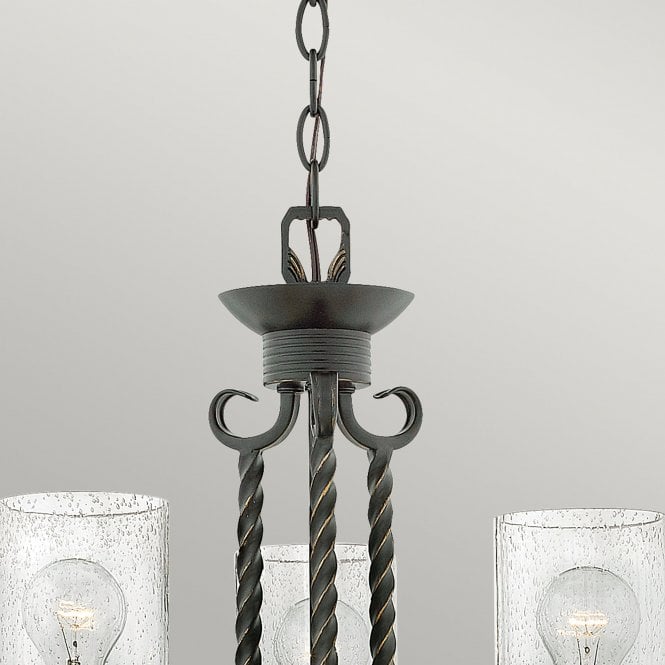Casa 3 Light Chandelier Olde Black