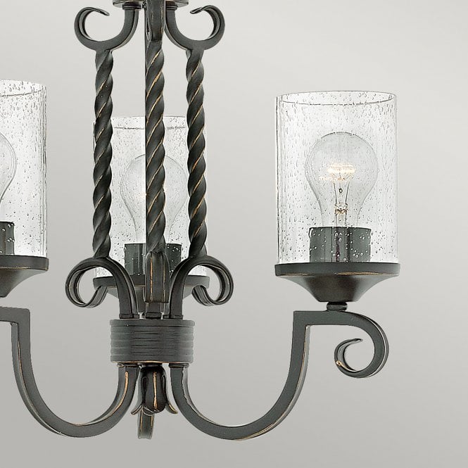 Casa 3 Light Chandelier Olde Black