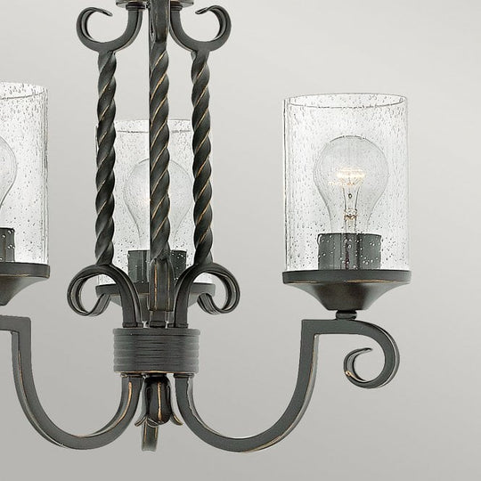 Casa 3 Light Chandelier Olde Black