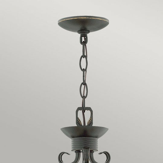Casa 3 Light Chandelier Olde Black